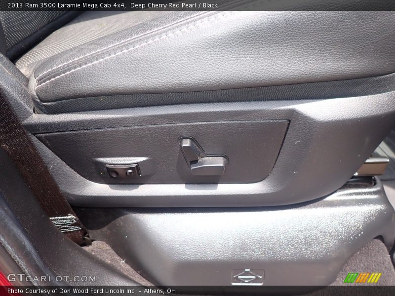 Deep Cherry Red Pearl / Black 2013 Ram 3500 Laramie Mega Cab 4x4