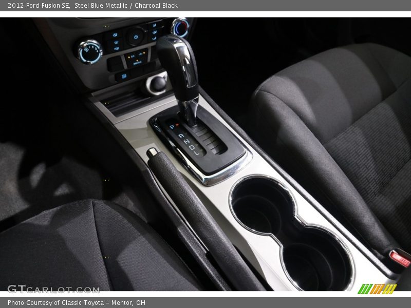 Steel Blue Metallic / Charcoal Black 2012 Ford Fusion SE