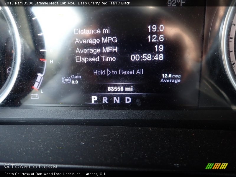 Deep Cherry Red Pearl / Black 2013 Ram 3500 Laramie Mega Cab 4x4
