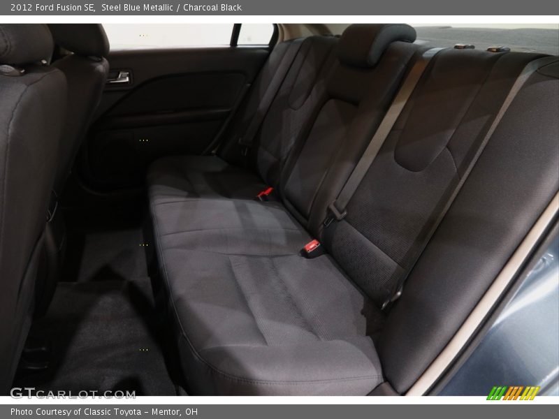Steel Blue Metallic / Charcoal Black 2012 Ford Fusion SE