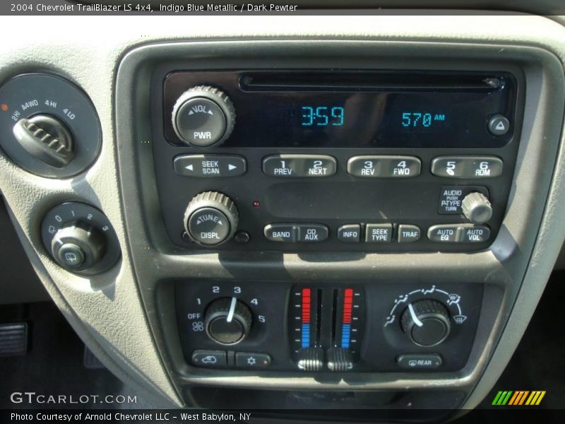Indigo Blue Metallic / Dark Pewter 2004 Chevrolet TrailBlazer LS 4x4