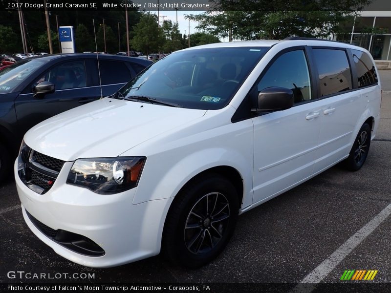 White Knuckle / Black/Light Graystone 2017 Dodge Grand Caravan SE