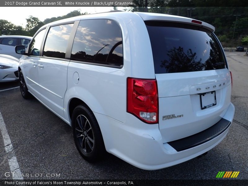 White Knuckle / Black/Light Graystone 2017 Dodge Grand Caravan SE