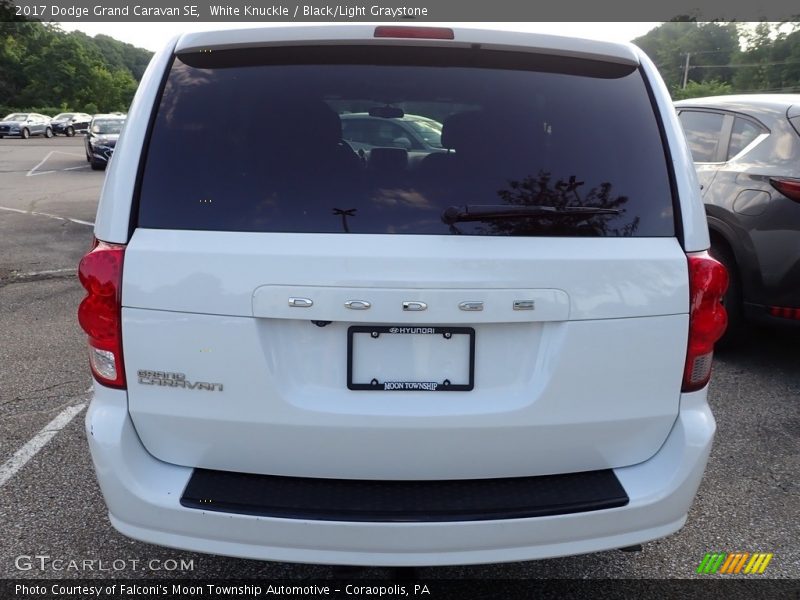 White Knuckle / Black/Light Graystone 2017 Dodge Grand Caravan SE