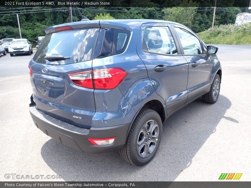 Blue Metallic / Medium Stone 2021 Ford EcoSport S 4WD
