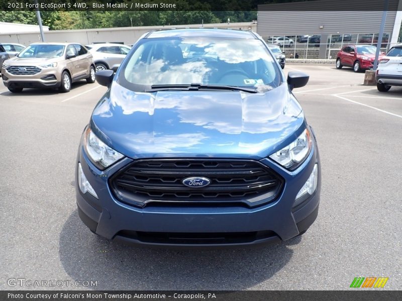 Blue Metallic / Medium Stone 2021 Ford EcoSport S 4WD