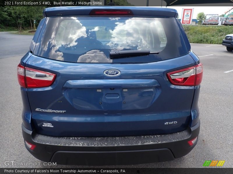 Blue Metallic / Medium Stone 2021 Ford EcoSport S 4WD