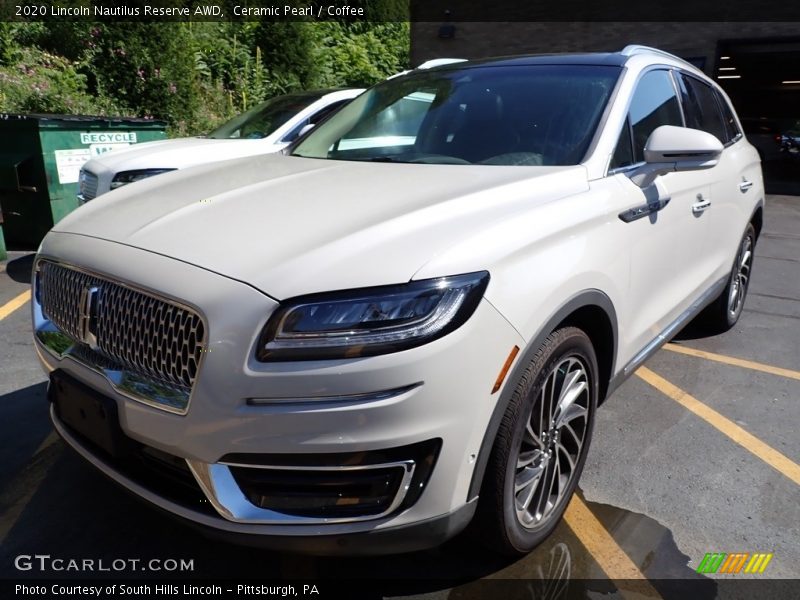 Ceramic Pearl / Coffee 2020 Lincoln Nautilus Reserve AWD