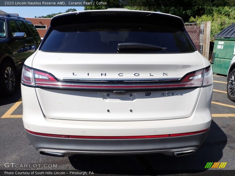 Ceramic Pearl / Coffee 2020 Lincoln Nautilus Reserve AWD