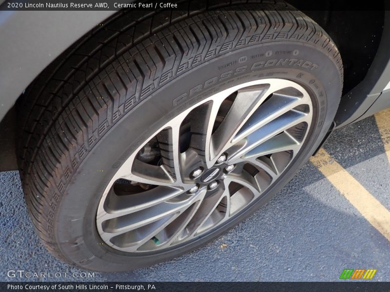 Ceramic Pearl / Coffee 2020 Lincoln Nautilus Reserve AWD