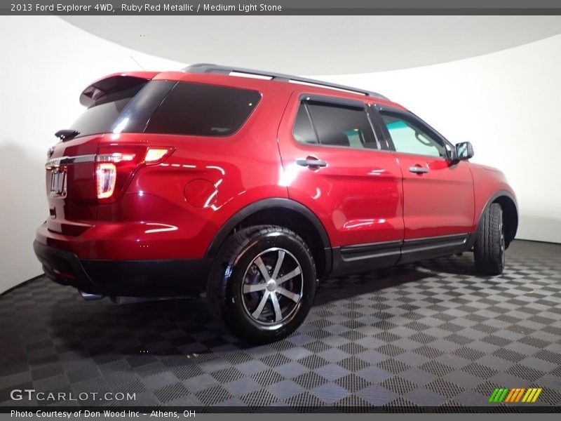Ruby Red Metallic / Medium Light Stone 2013 Ford Explorer 4WD