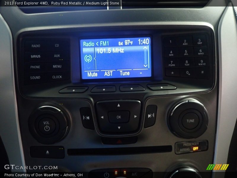 Ruby Red Metallic / Medium Light Stone 2013 Ford Explorer 4WD