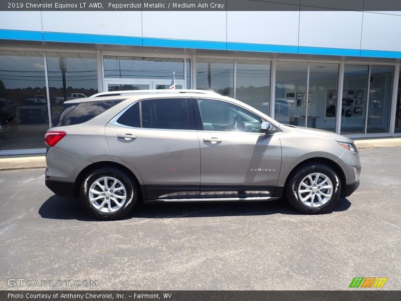 Pepperdust Metallic / Medium Ash Gray 2019 Chevrolet Equinox LT AWD