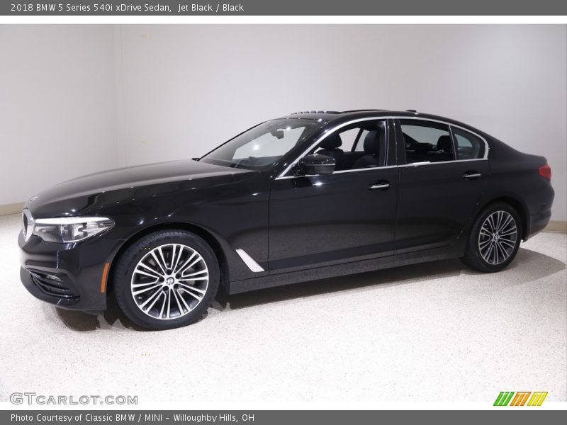Jet Black / Black 2018 BMW 5 Series 540i xDrive Sedan