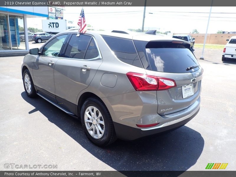 Pepperdust Metallic / Medium Ash Gray 2019 Chevrolet Equinox LT AWD