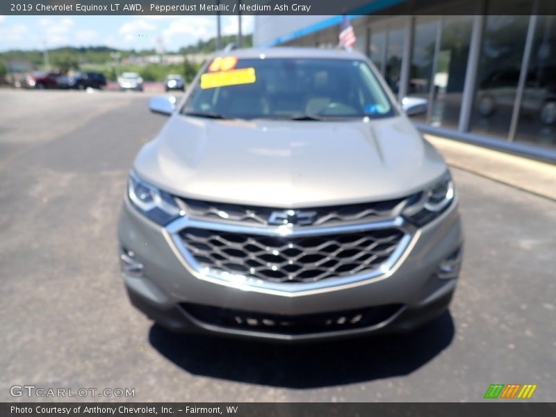Pepperdust Metallic / Medium Ash Gray 2019 Chevrolet Equinox LT AWD