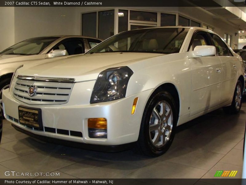 White Diamond / Cashmere 2007 Cadillac CTS Sedan