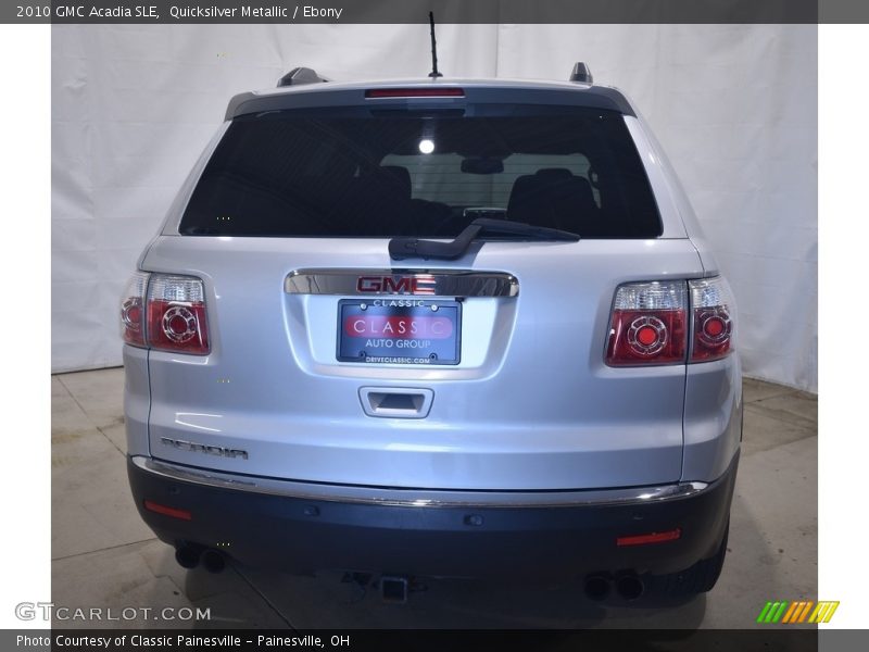 Quicksilver Metallic / Ebony 2010 GMC Acadia SLE