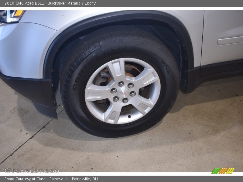 Quicksilver Metallic / Ebony 2010 GMC Acadia SLE
