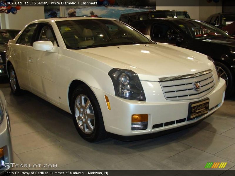 White Diamond / Cashmere 2007 Cadillac CTS Sedan