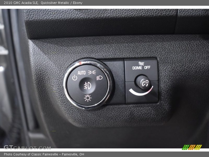 Quicksilver Metallic / Ebony 2010 GMC Acadia SLE