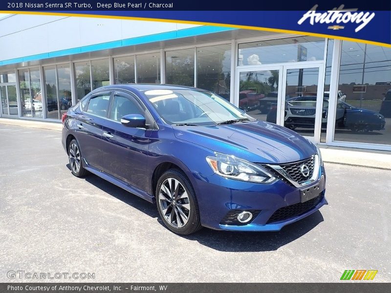 Deep Blue Pearl / Charcoal 2018 Nissan Sentra SR Turbo