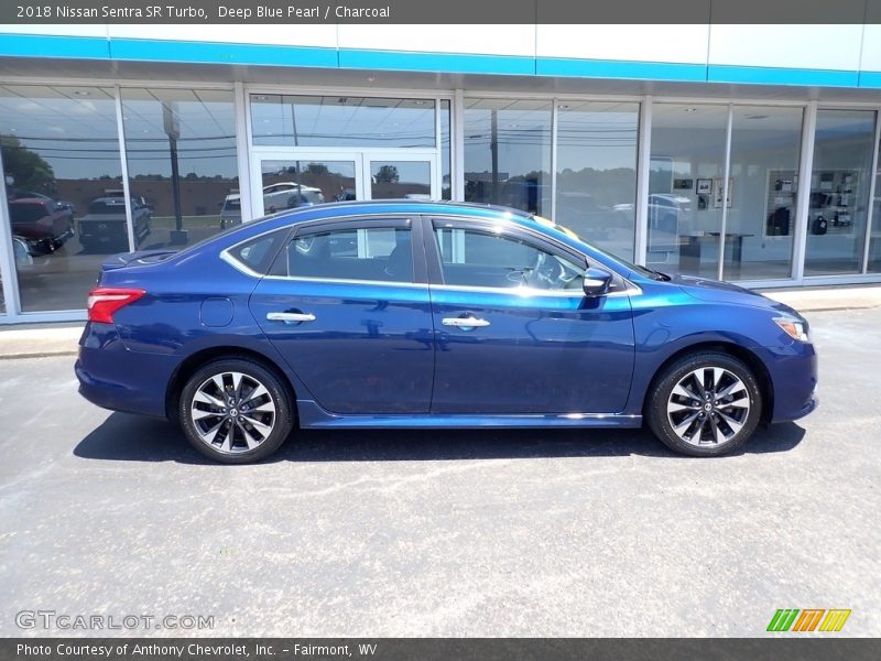Deep Blue Pearl / Charcoal 2018 Nissan Sentra SR Turbo