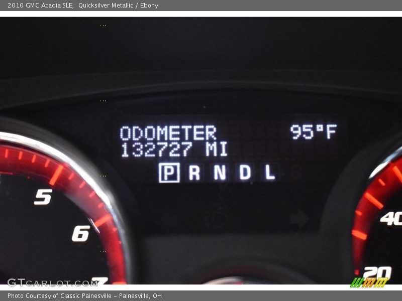 Quicksilver Metallic / Ebony 2010 GMC Acadia SLE