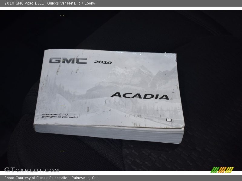 Quicksilver Metallic / Ebony 2010 GMC Acadia SLE