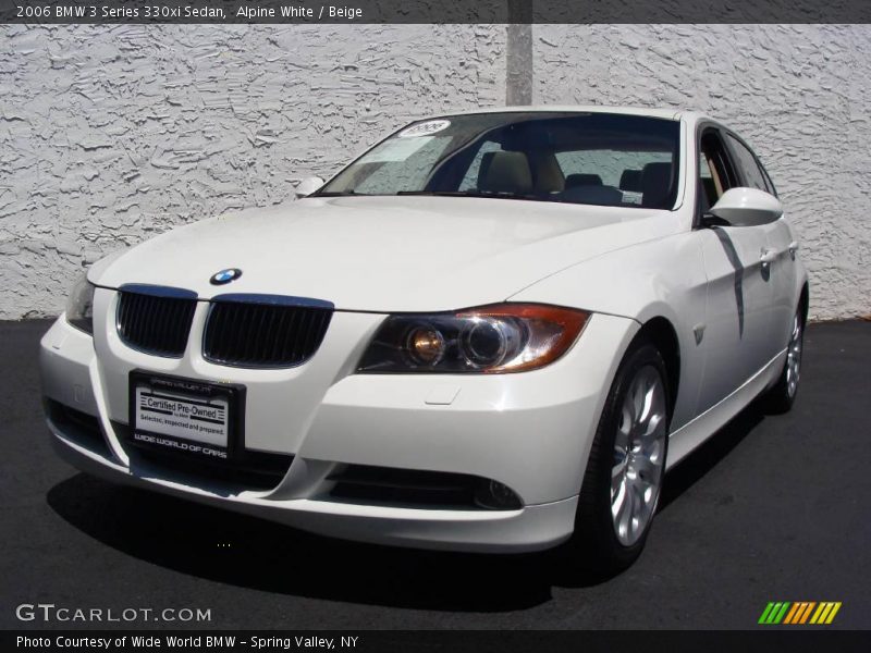 Alpine White / Beige 2006 BMW 3 Series 330xi Sedan