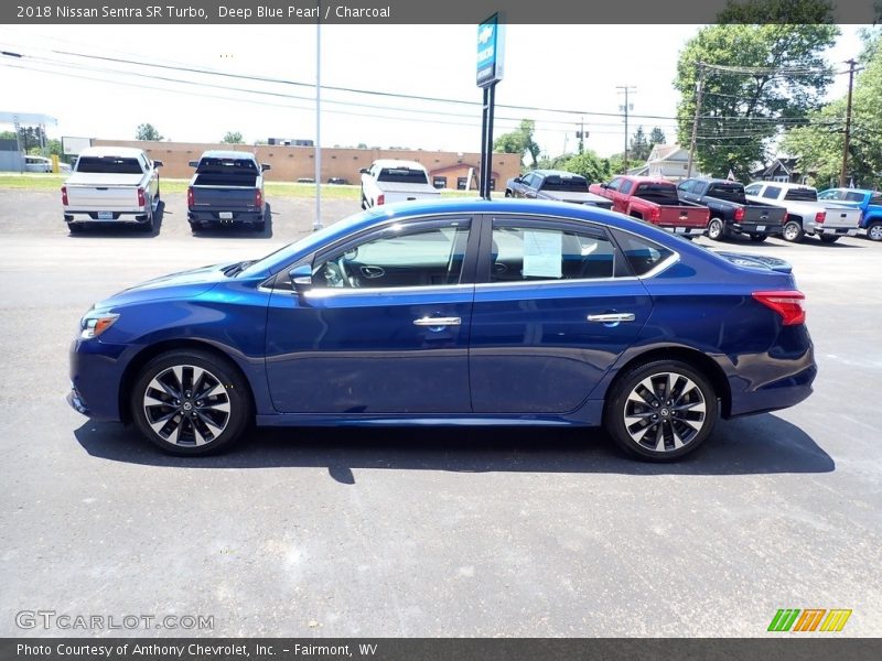 Deep Blue Pearl / Charcoal 2018 Nissan Sentra SR Turbo