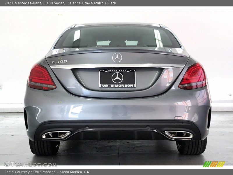 Selenite Gray Metallic / Black 2021 Mercedes-Benz C 300 Sedan