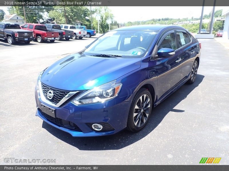 Deep Blue Pearl / Charcoal 2018 Nissan Sentra SR Turbo