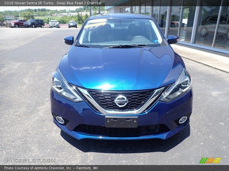 Deep Blue Pearl / Charcoal 2018 Nissan Sentra SR Turbo