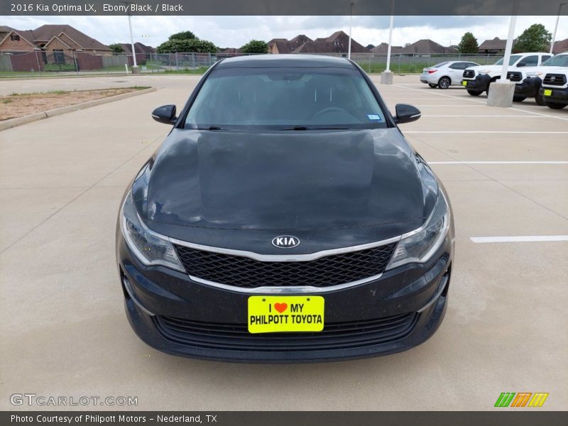 Ebony Black / Black 2016 Kia Optima LX