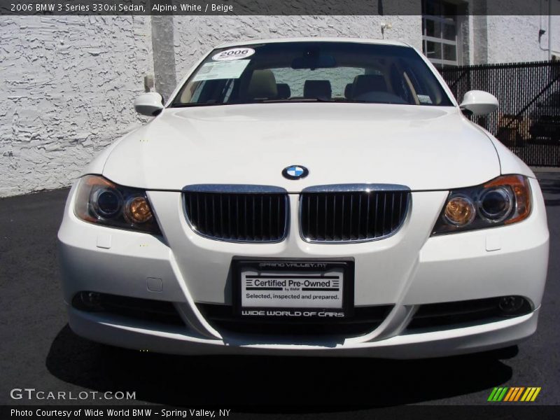 Alpine White / Beige 2006 BMW 3 Series 330xi Sedan