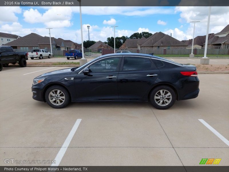 2016 Optima LX Ebony Black