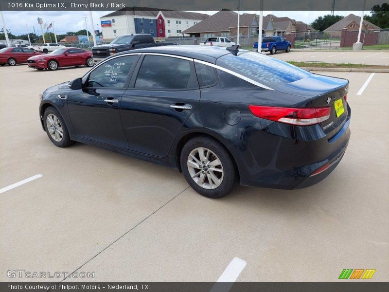 Ebony Black / Black 2016 Kia Optima LX