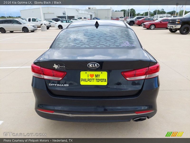 Ebony Black / Black 2016 Kia Optima LX