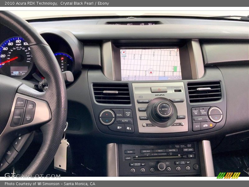 Crystal Black Pearl / Ebony 2010 Acura RDX Technology