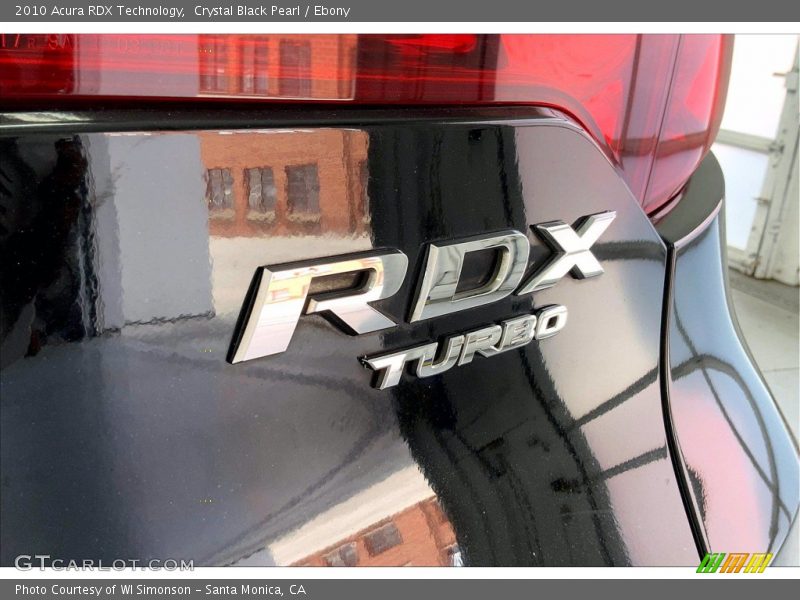 Crystal Black Pearl / Ebony 2010 Acura RDX Technology