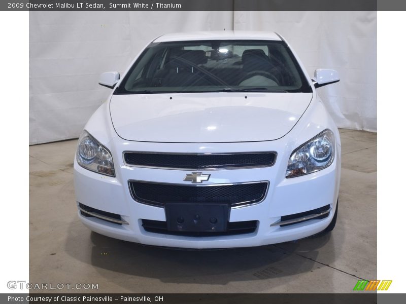 Summit White / Titanium 2009 Chevrolet Malibu LT Sedan