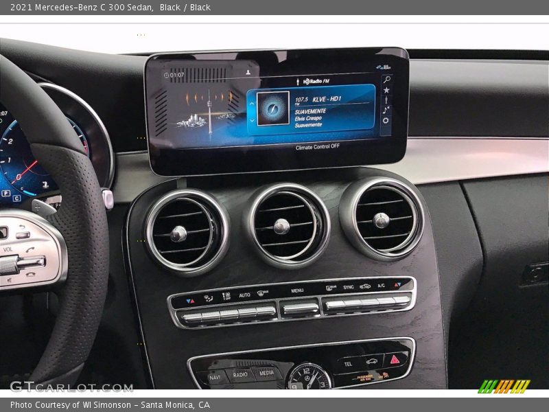 Black / Black 2021 Mercedes-Benz C 300 Sedan