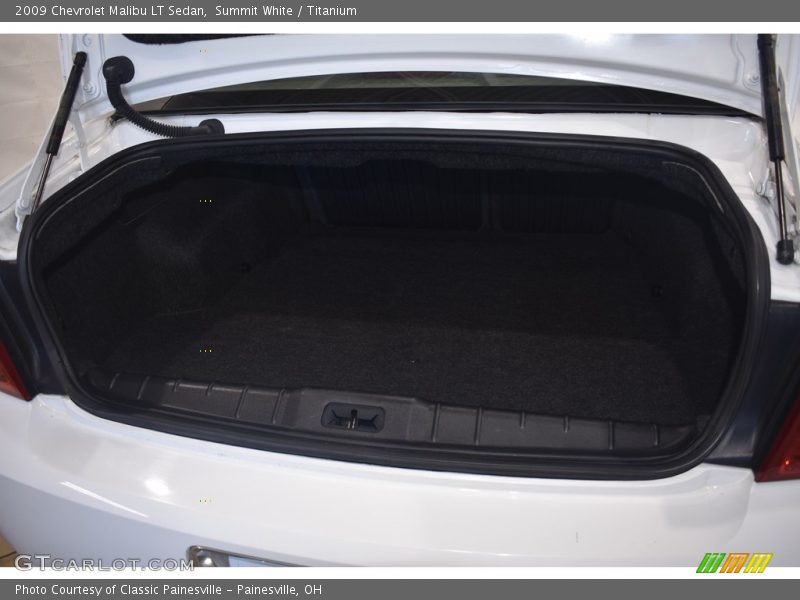 Summit White / Titanium 2009 Chevrolet Malibu LT Sedan
