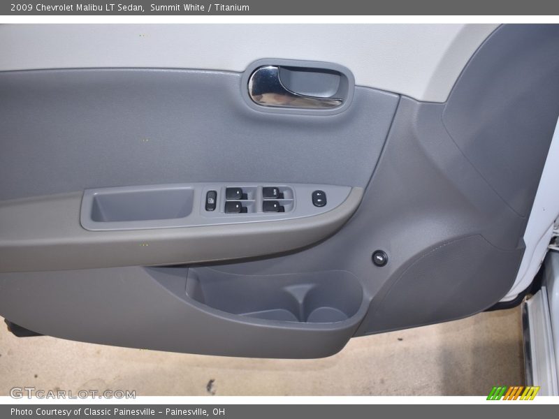 Summit White / Titanium 2009 Chevrolet Malibu LT Sedan