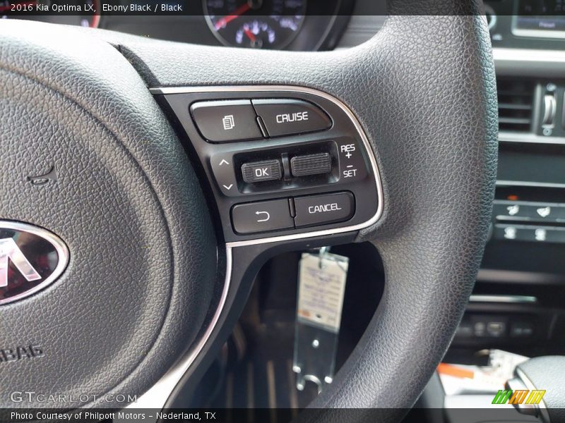 Ebony Black / Black 2016 Kia Optima LX
