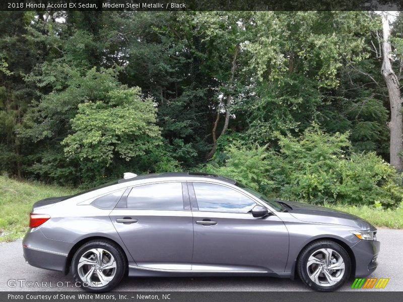 Modern Steel Metallic / Black 2018 Honda Accord EX Sedan
