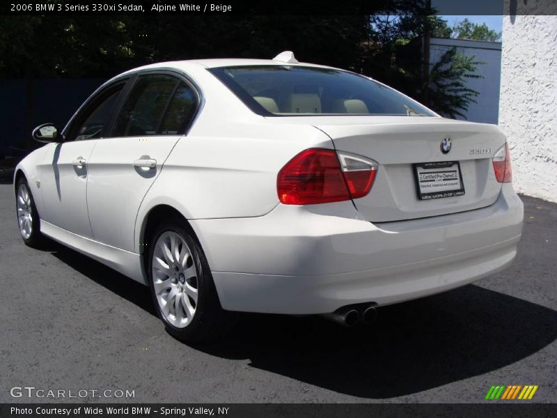 Alpine White / Beige 2006 BMW 3 Series 330xi Sedan