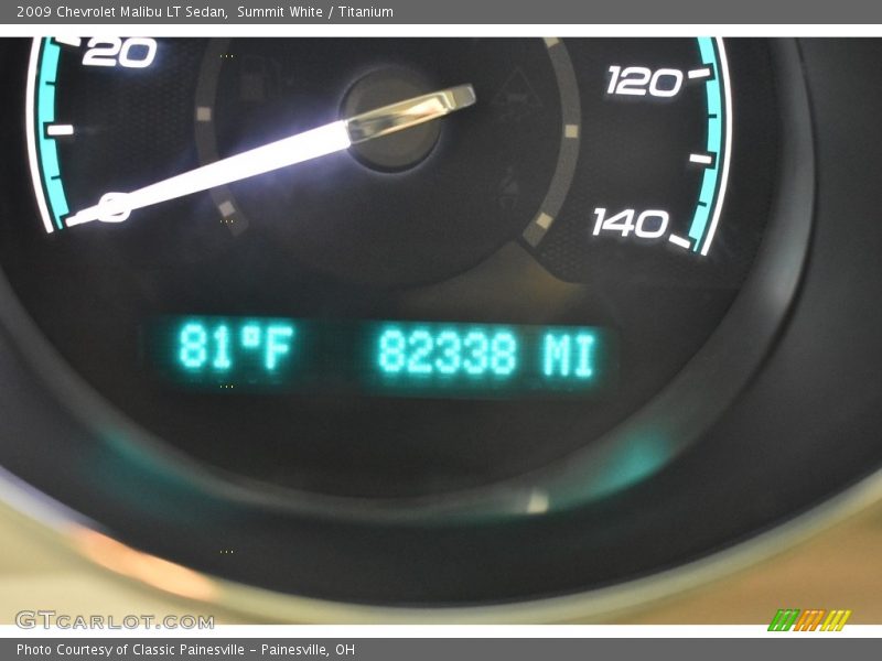 Summit White / Titanium 2009 Chevrolet Malibu LT Sedan