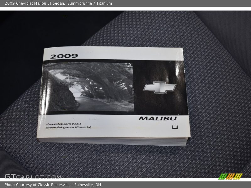 Summit White / Titanium 2009 Chevrolet Malibu LT Sedan
